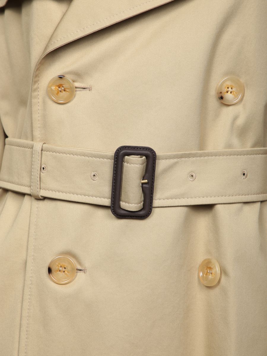 Burberry – Trenchcoat aus Baumwollmischung in Beige