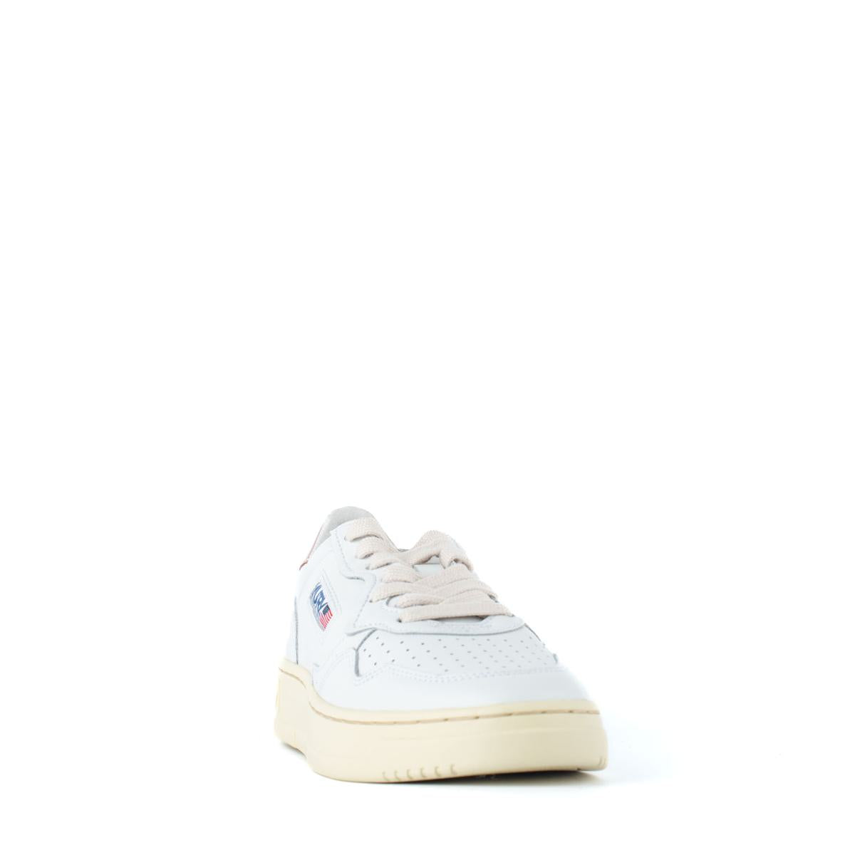 Autry – Leder-Sneaker mit rosa Details