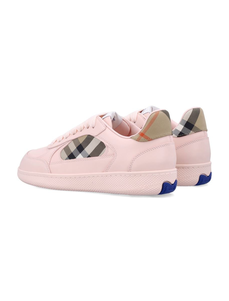 Burberry Damen-Sneakers „Terrace“ aus Leder und Karomuster