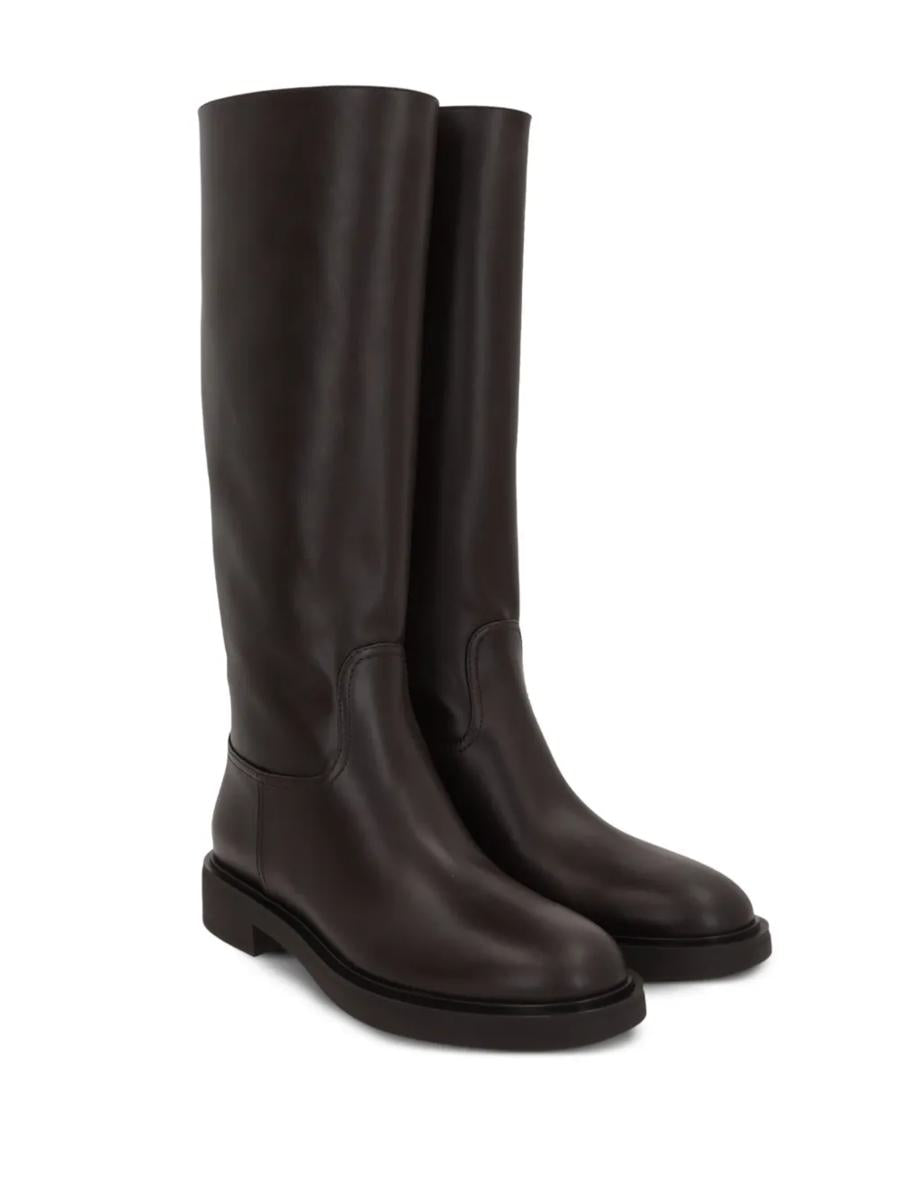 Gianvito Rossi 50 mm Mokka-Stiefel