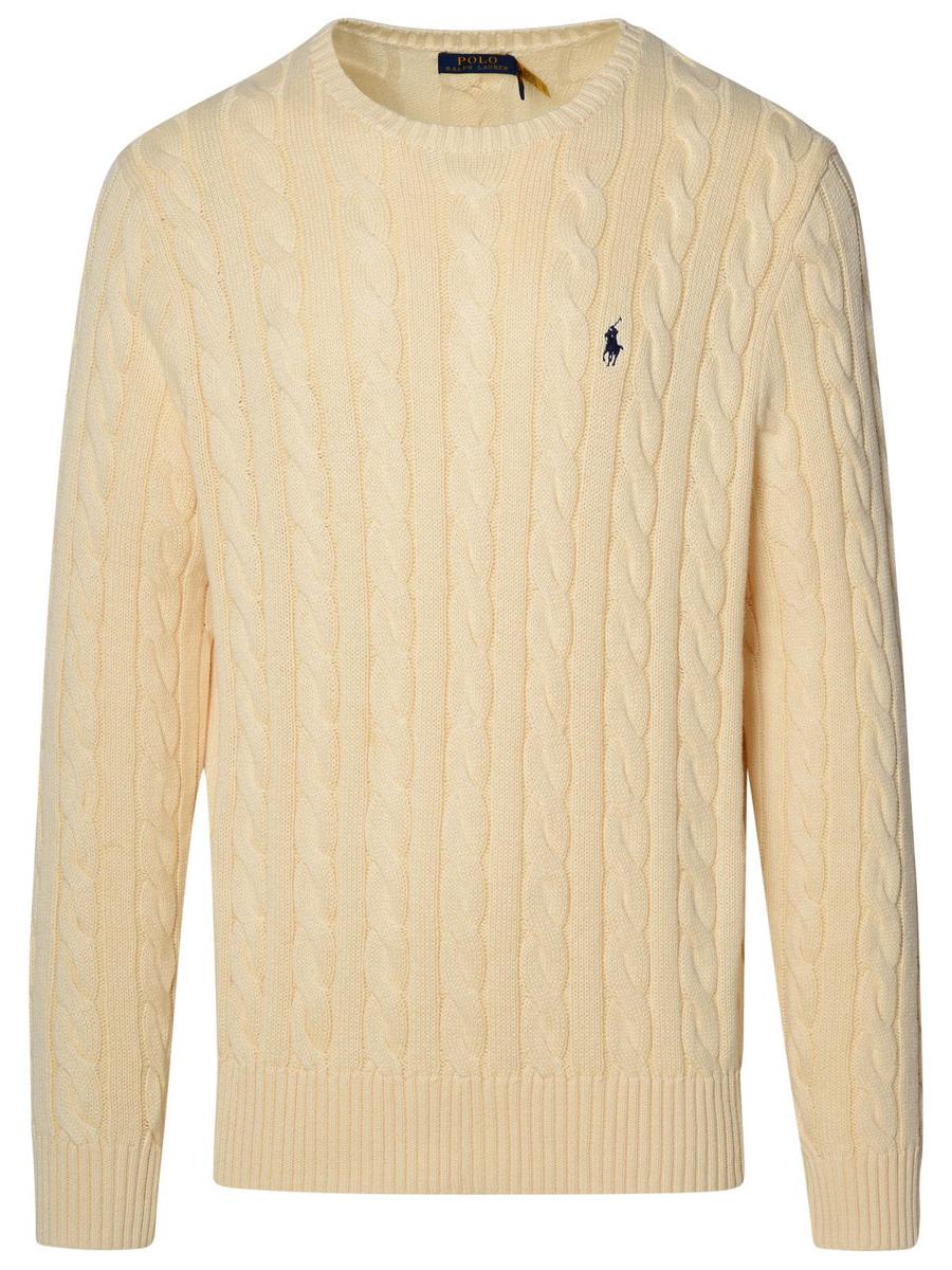 Polo Ralph Lauren – Elfenbeinfarbener Baumwollpullover