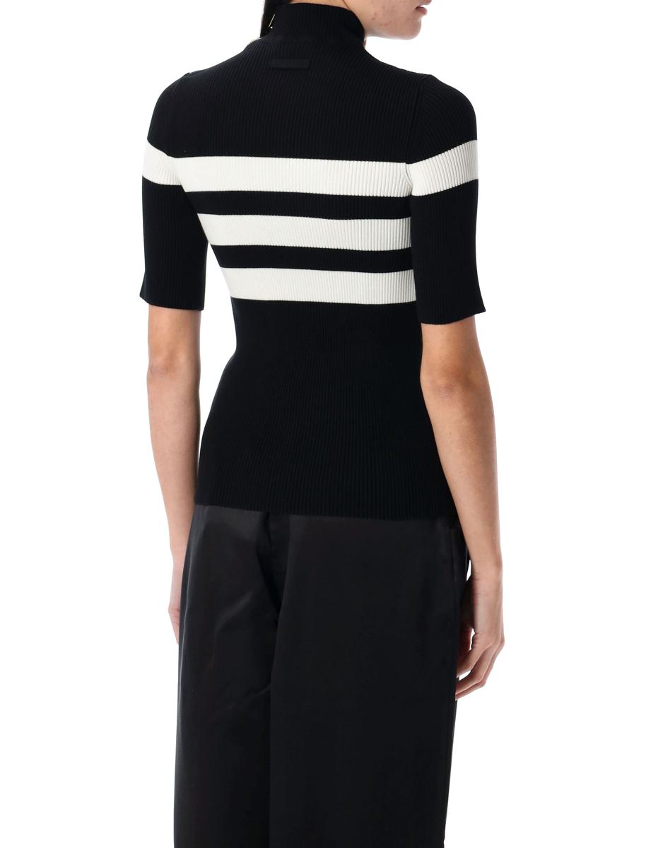 Jean Paul Gaultier Gestreiftes Strickoberteil