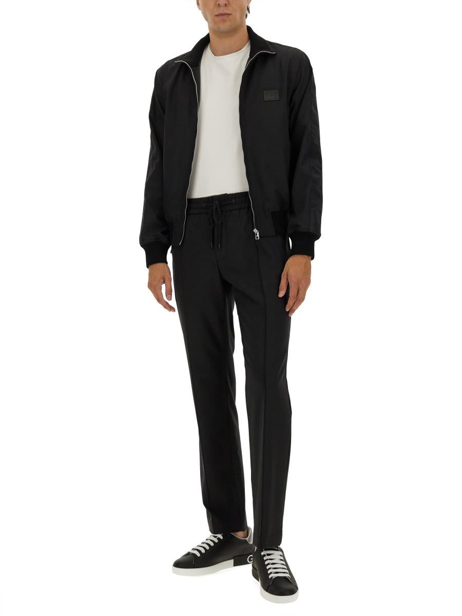 Dolce & Gabbana – Jacke mit Logo-Plakette