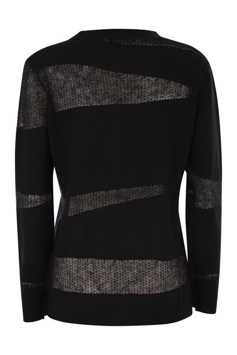 Fabiana Filippi Platin-Pullover mit U-Boot-Ausschnitt