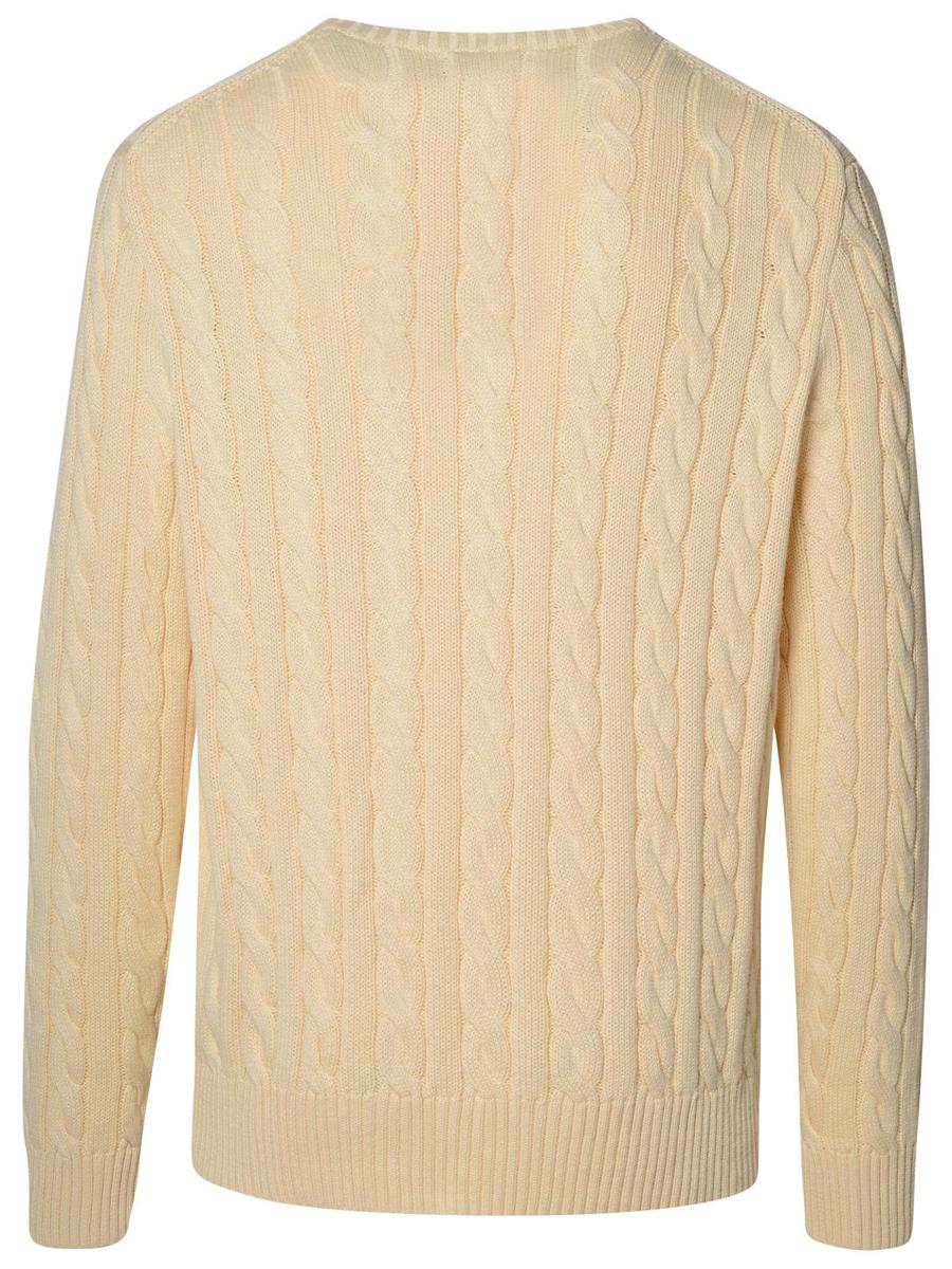 Polo Ralph Lauren – Elfenbeinfarbener Baumwollpullover