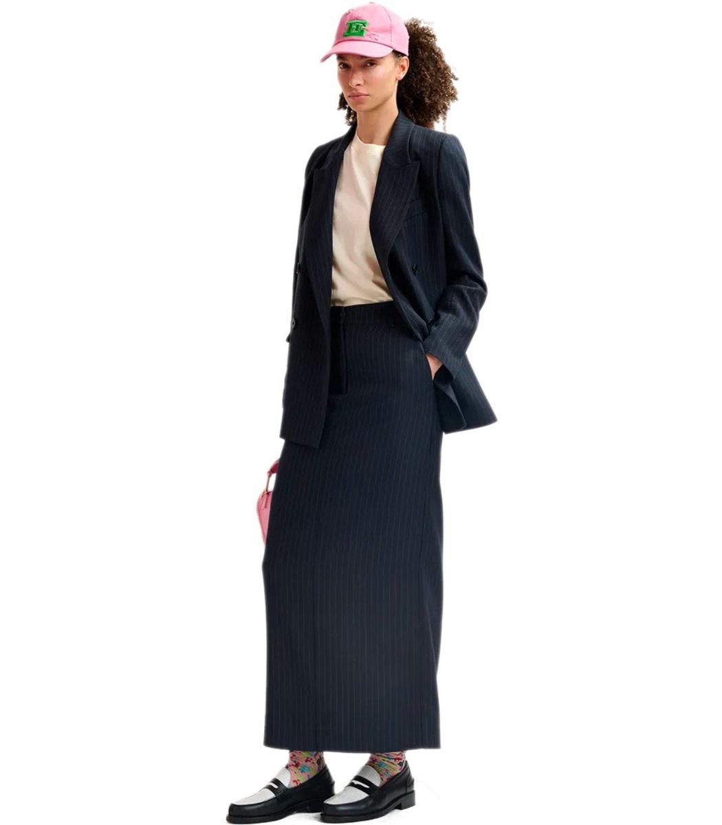 Essentiel Antwerp – Glossar – Marineblauer Midirock