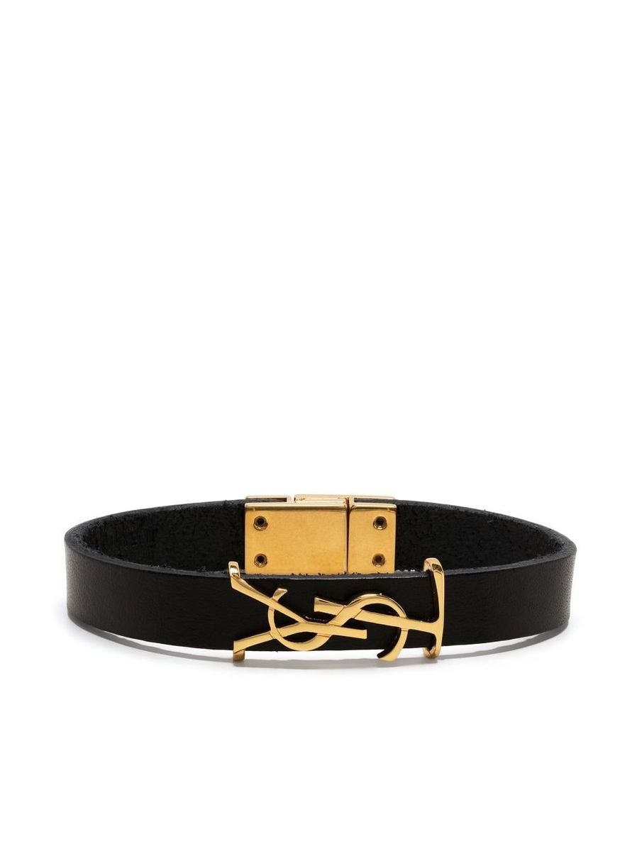 Saint Laurent Bracciale „Cassandre“ in Pelle