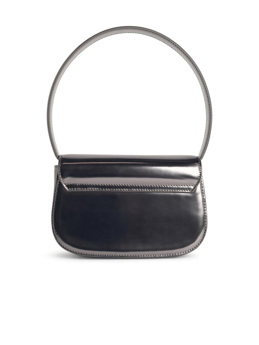 Diesel – 1Dr – Graue, verspiegelte Ledertasche