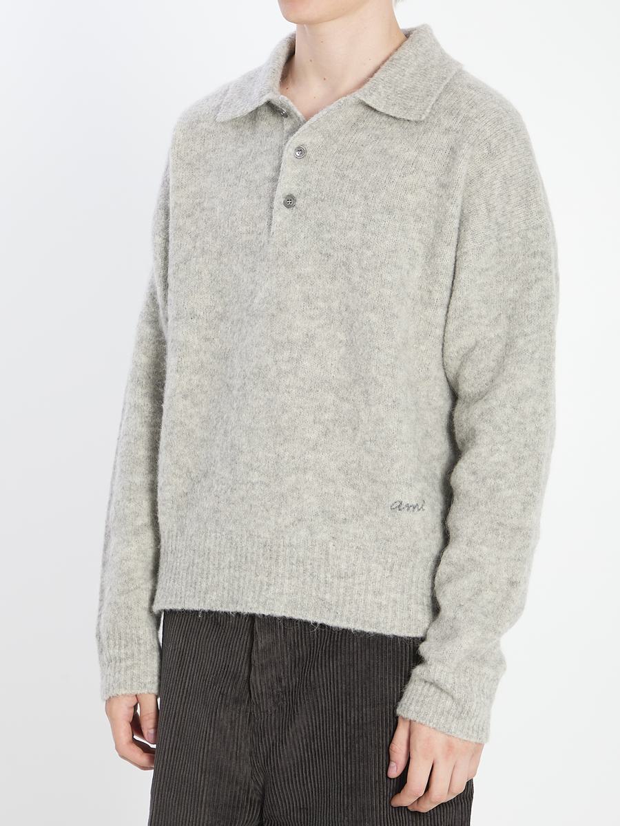 Polo aus Alpaka und Wolle