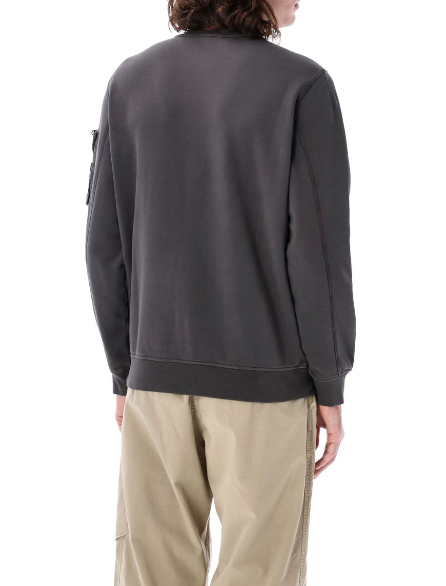 Stone Island Sweatshirt mit Military-Tasche