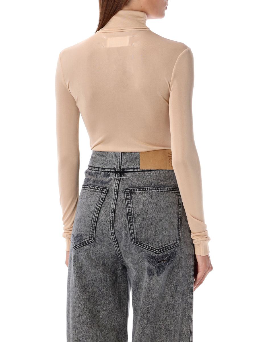 Maison Margiela Body mit hohem Halsausschnitt