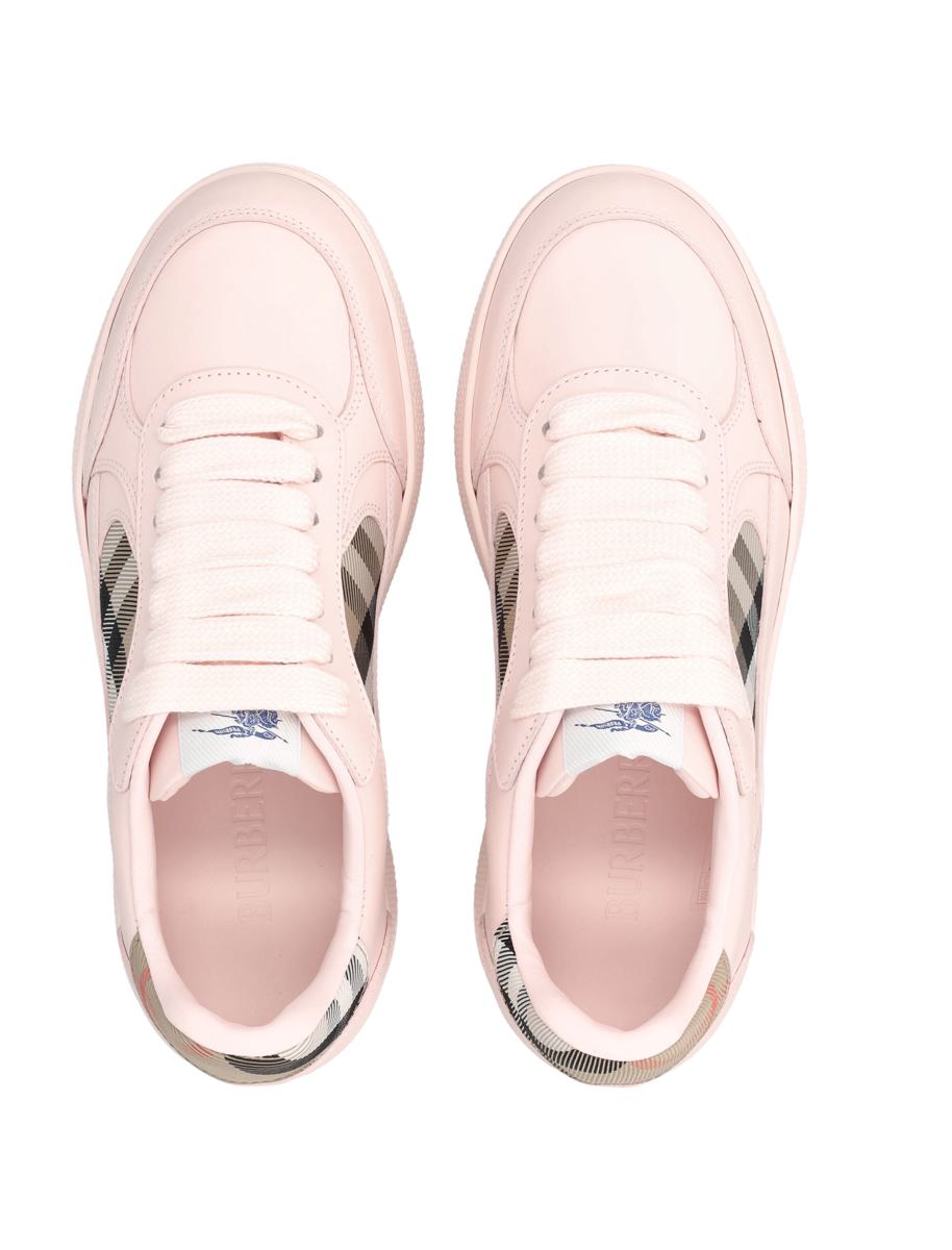 Burberry Damen-Sneakers „Terrace“ aus Leder und Karomuster