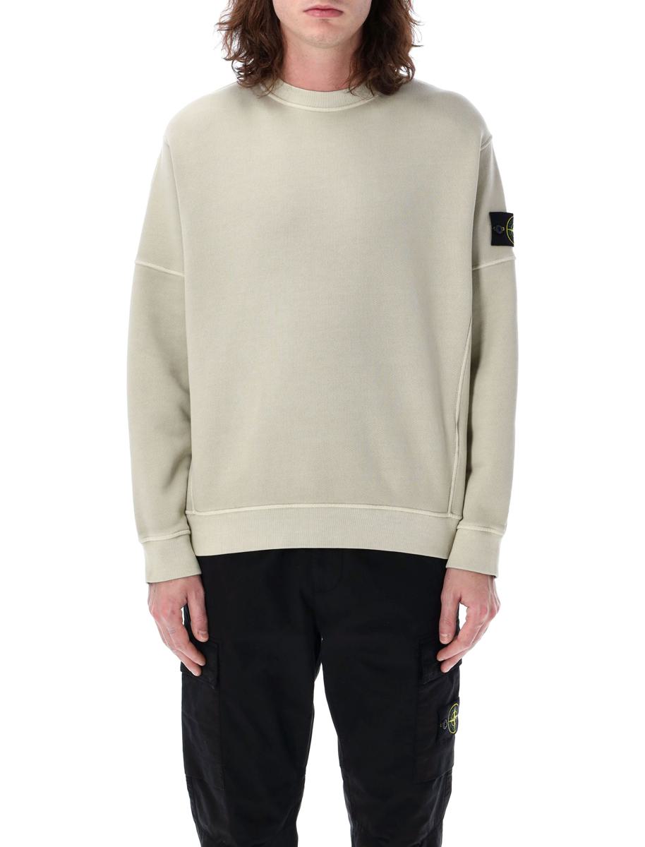 Stone Island Sweatshirt mit Old-Effect-Print
