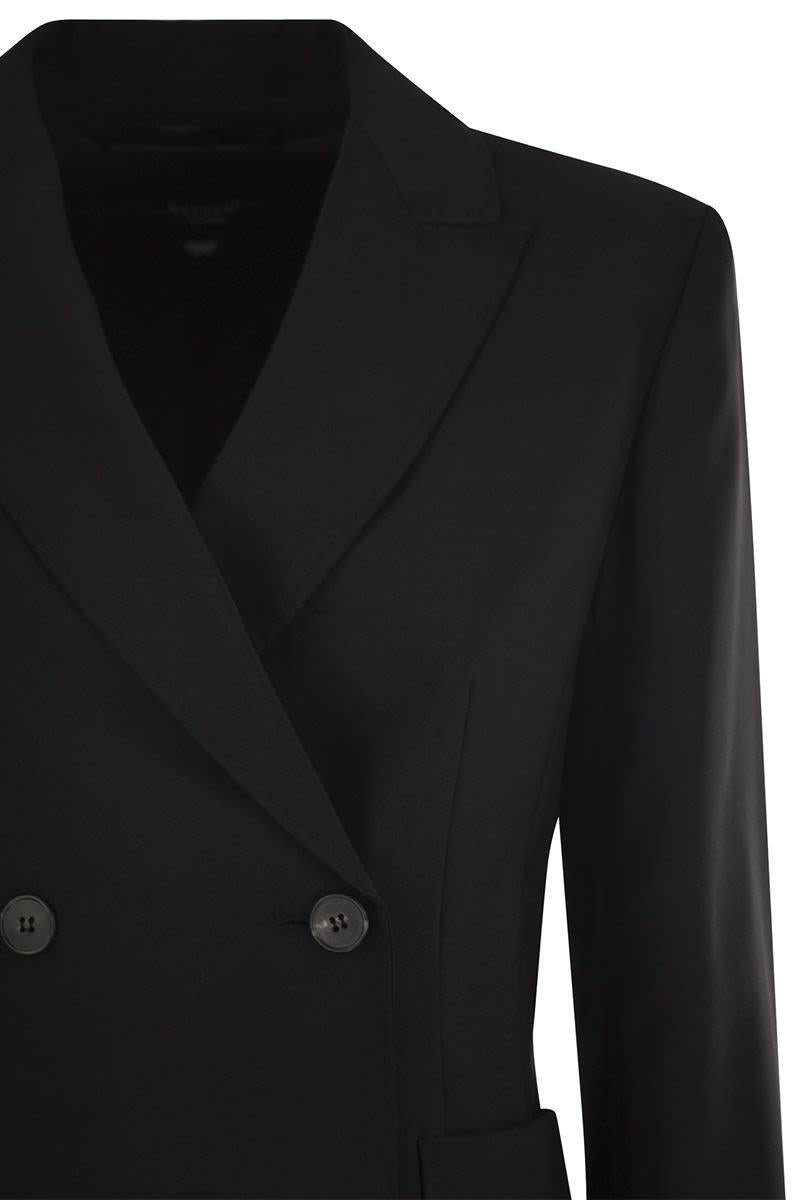 Weekend Max Mara Ornati - Zweireihiger Blazer aus Wollcanvas