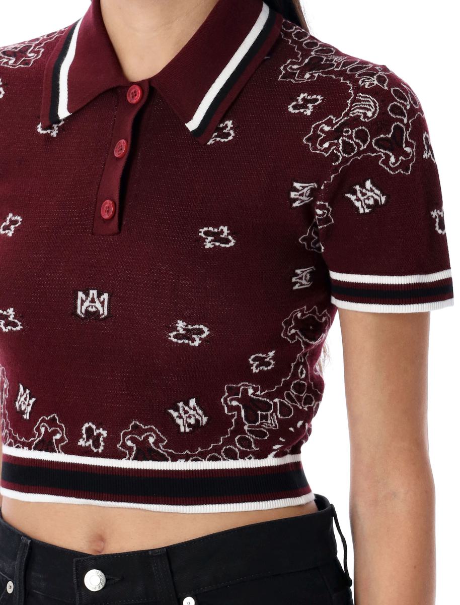 Amiri Bandana-Poloshirt