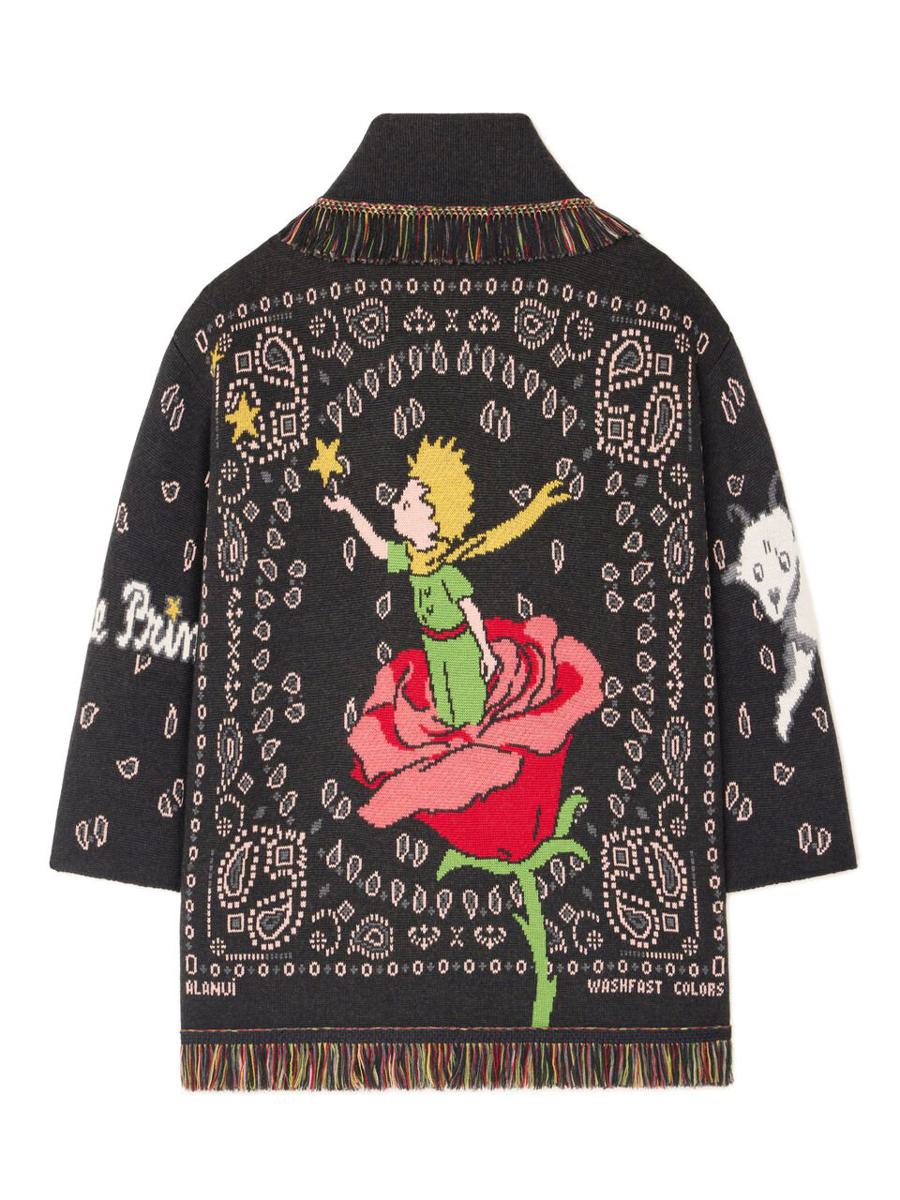 Alanui Collab Der kleine Prinz Karte Anthrazit