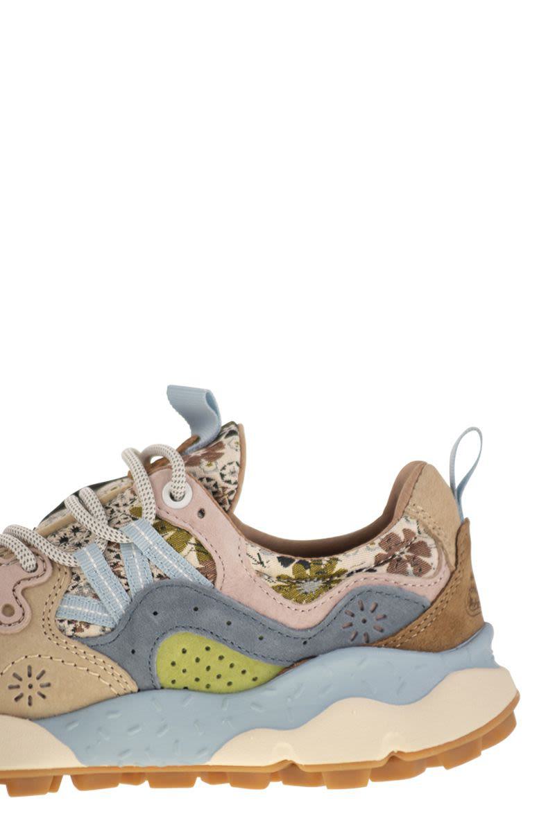 Flower Mountain Yamano 3 - Sneakers aus Wildleder und Funktionsgewebe