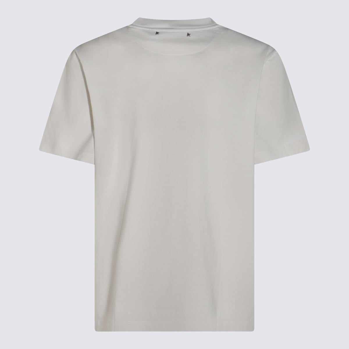 Weißes Baumwoll-T-Shirt von Golden Goose