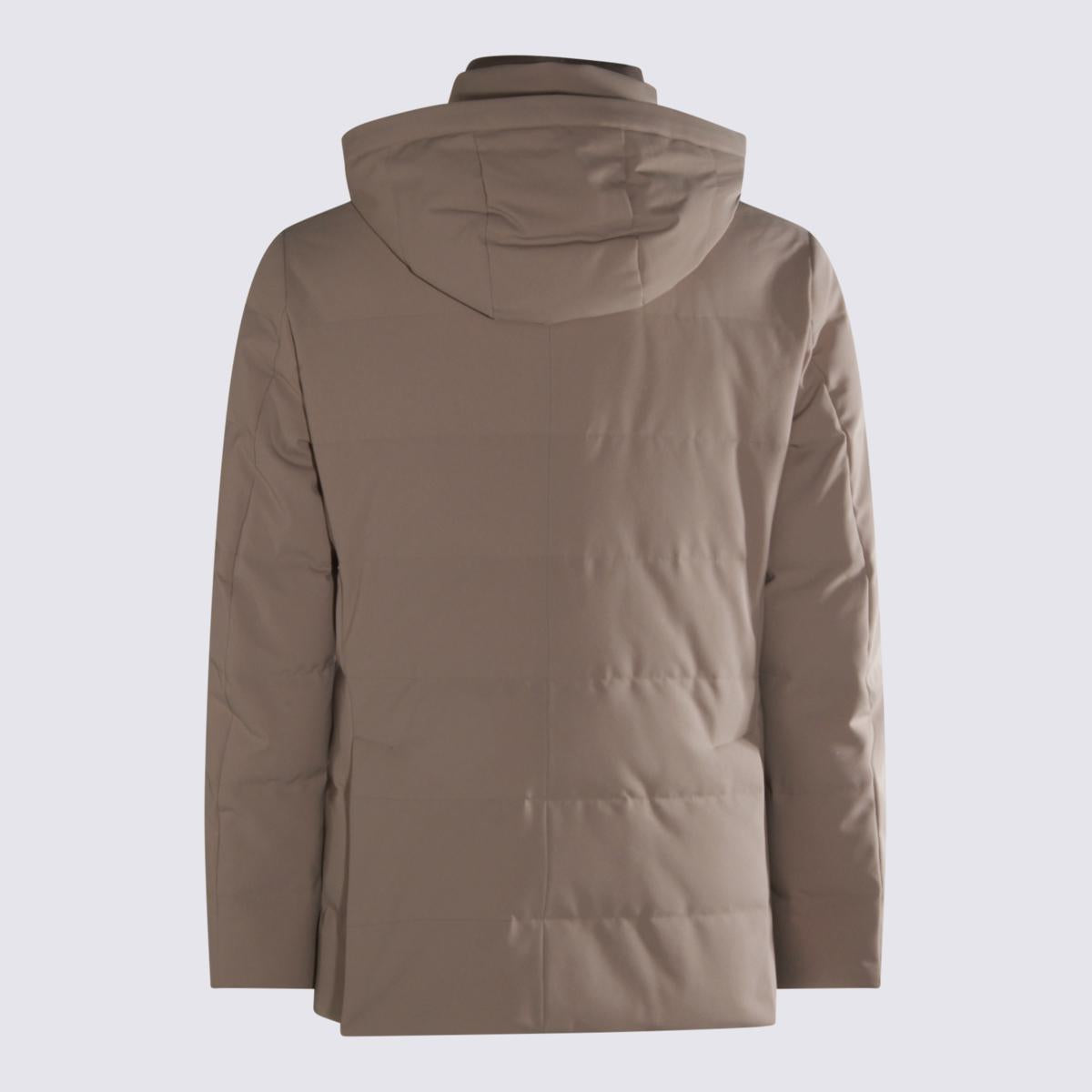 Beige Daunenjacke Montecore