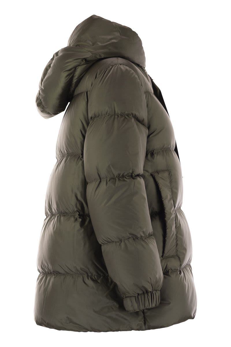 Max Mara The Cube Seia – tropfwasserfeste Canvas-Daunenjacke