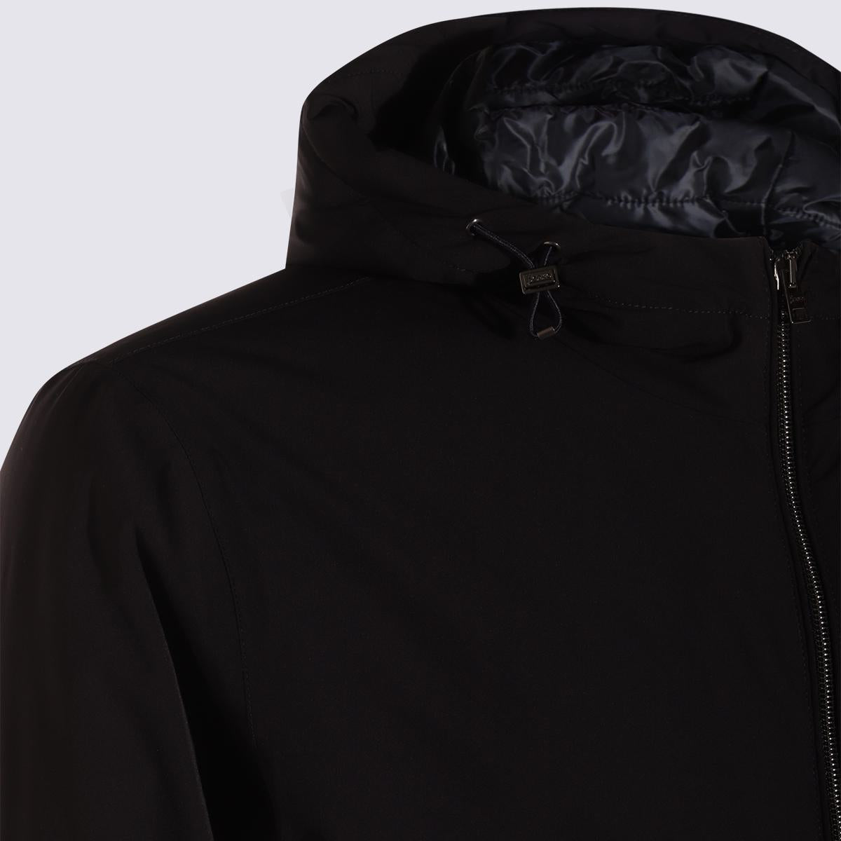 Herno Marineblaue Daunenjacke