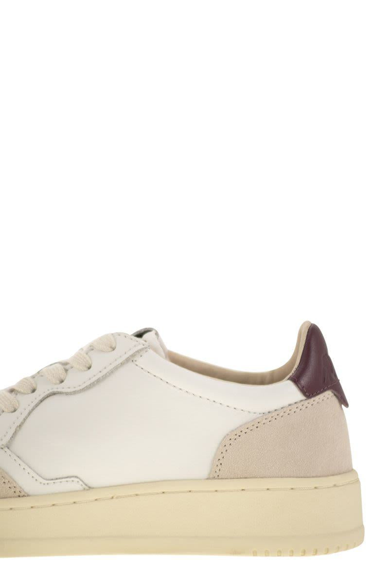 Autry Medalist Low – Sneakers aus Leder und Wildleder