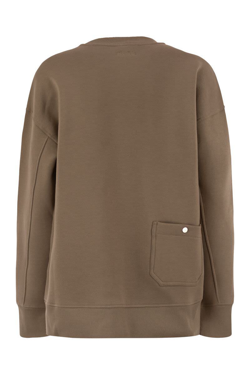 'S Max Mara Monza – Baumwoll-Sweatshirt mit Logo