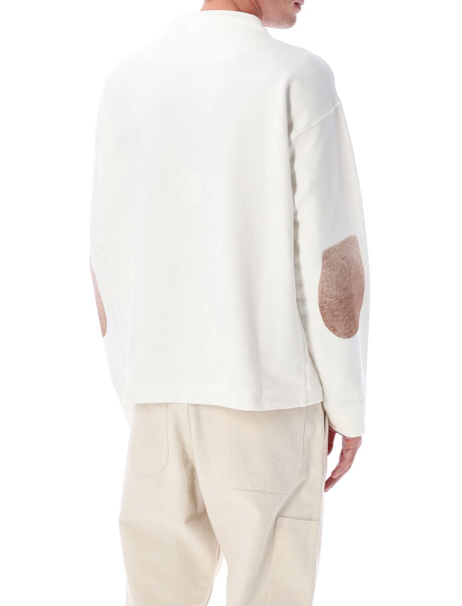 Stone Island Baumwoll-Sweatshirt mit Kraterkragen