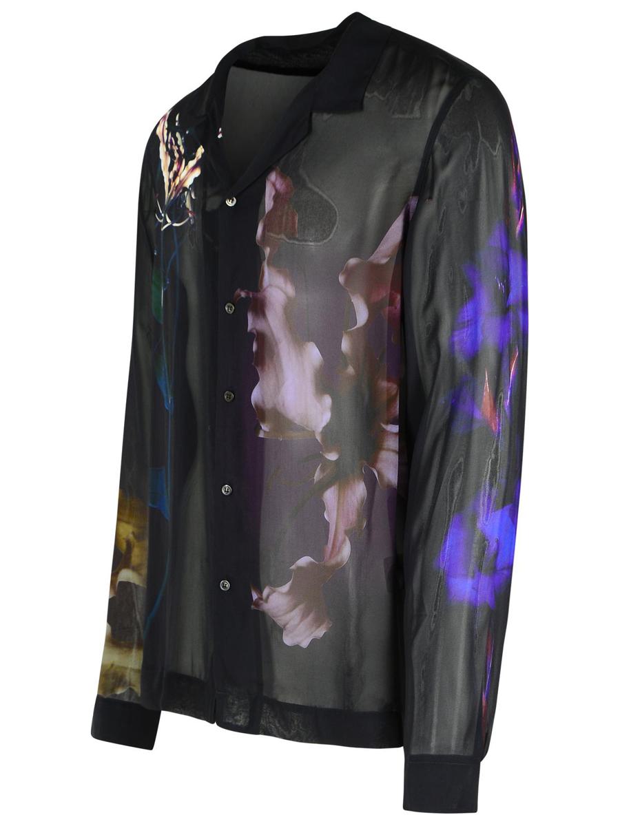 Schwarzes Viskosehemd „Carly“ von Dries Van Noten