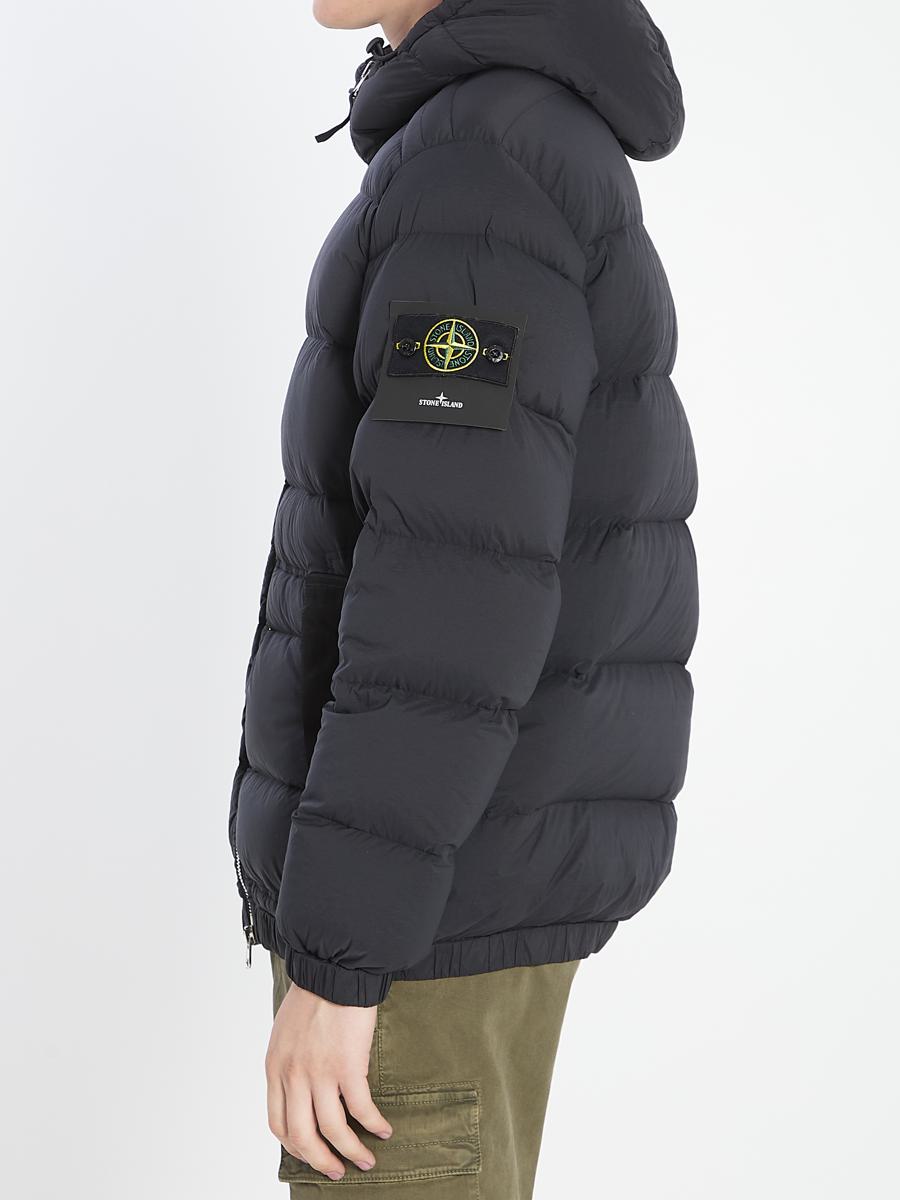Nahtlose Tunnel-Steppjacke aus Nylon mit Daunen-TC
