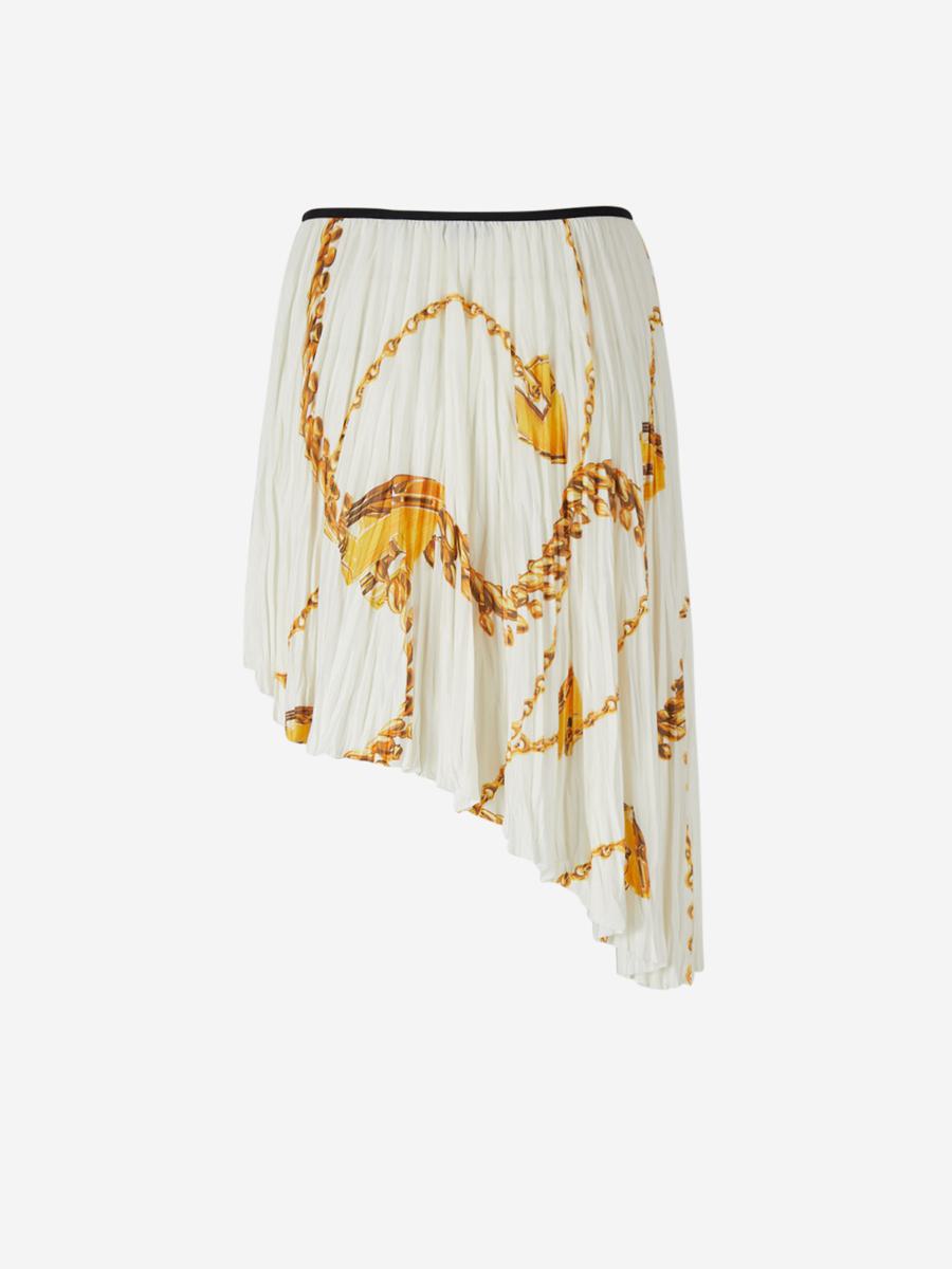 Burberry Mini-Rock mit Schild und Metallbesatz