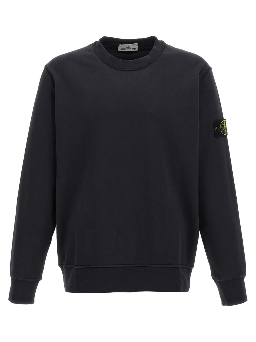 Sweatshirt mit Logo-Aufnäher von Stone Island