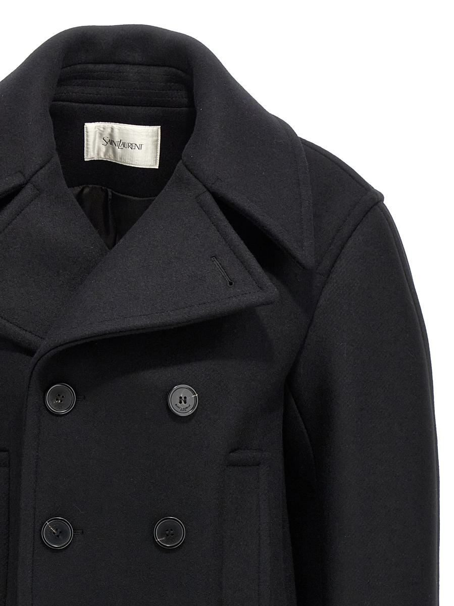 Saint Laurent – Übergroßer Caban-Mantel