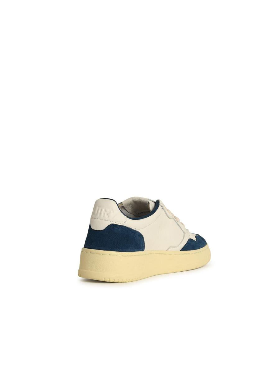 Autry „Medialist“ blaue Leder-Sneaker