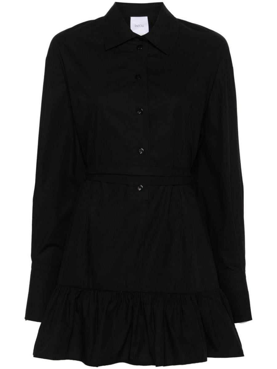 Patou – Mini-Hemdkleid mit Rüschen