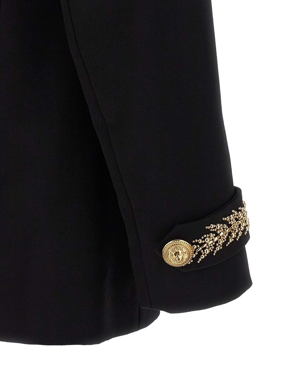 Balmain Blazer mit Blattstickerei