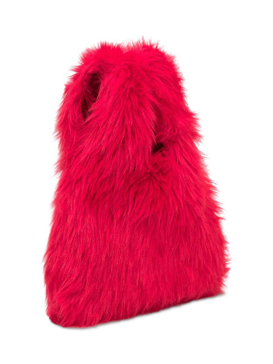 Msgm Msgm Tasche aus Fuchsia Kunstpelz