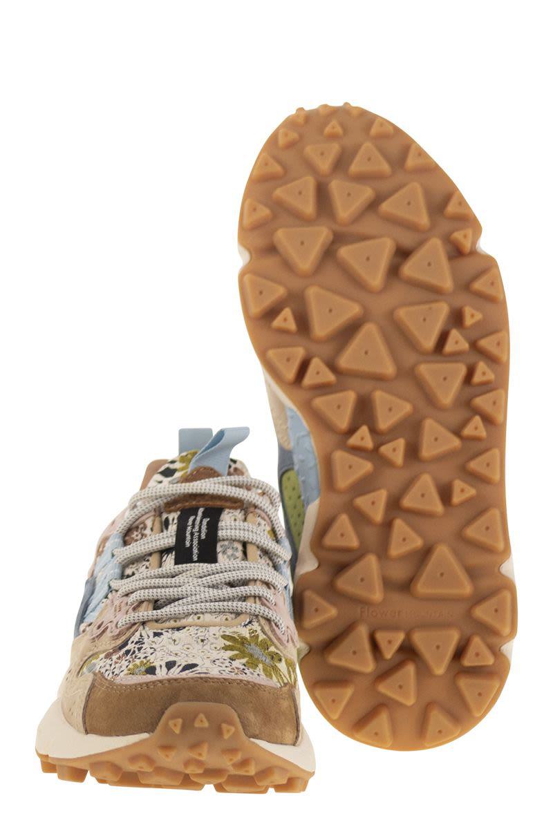 Flower Mountain Yamano 3 - Sneakers aus Wildleder und Funktionsgewebe