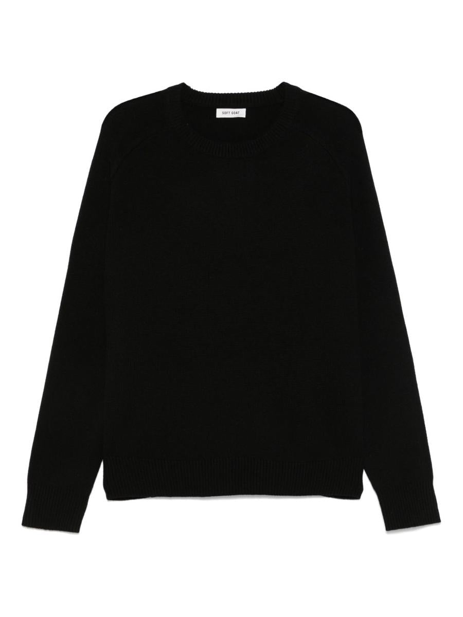 Weicher Boyfriend-Pullover aus Ziegenkaschmir mit Rundhalsausschnitt
