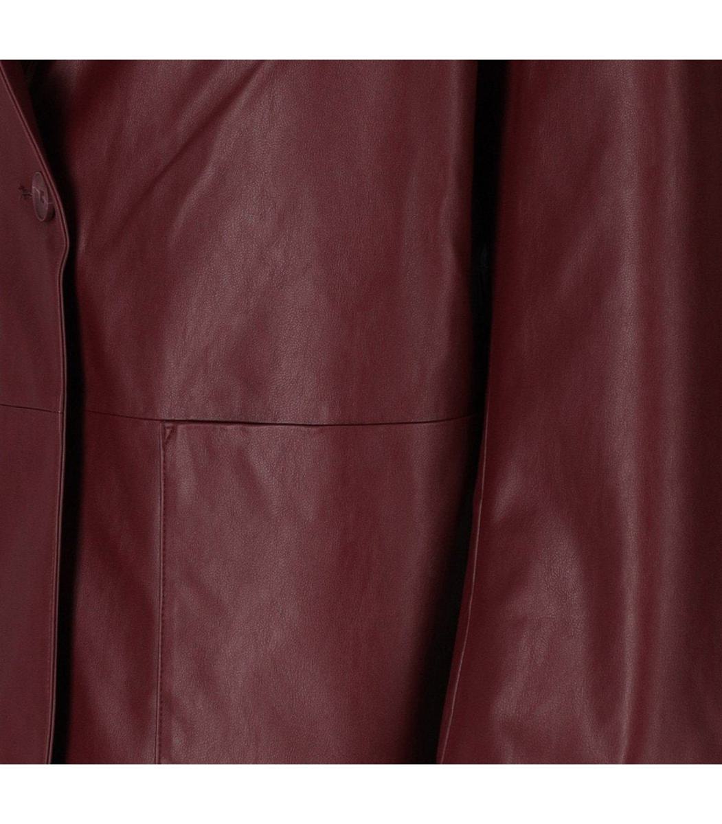 Essentiel Antwerp – Idrey – Burgunderroter, einreihiger Blazer