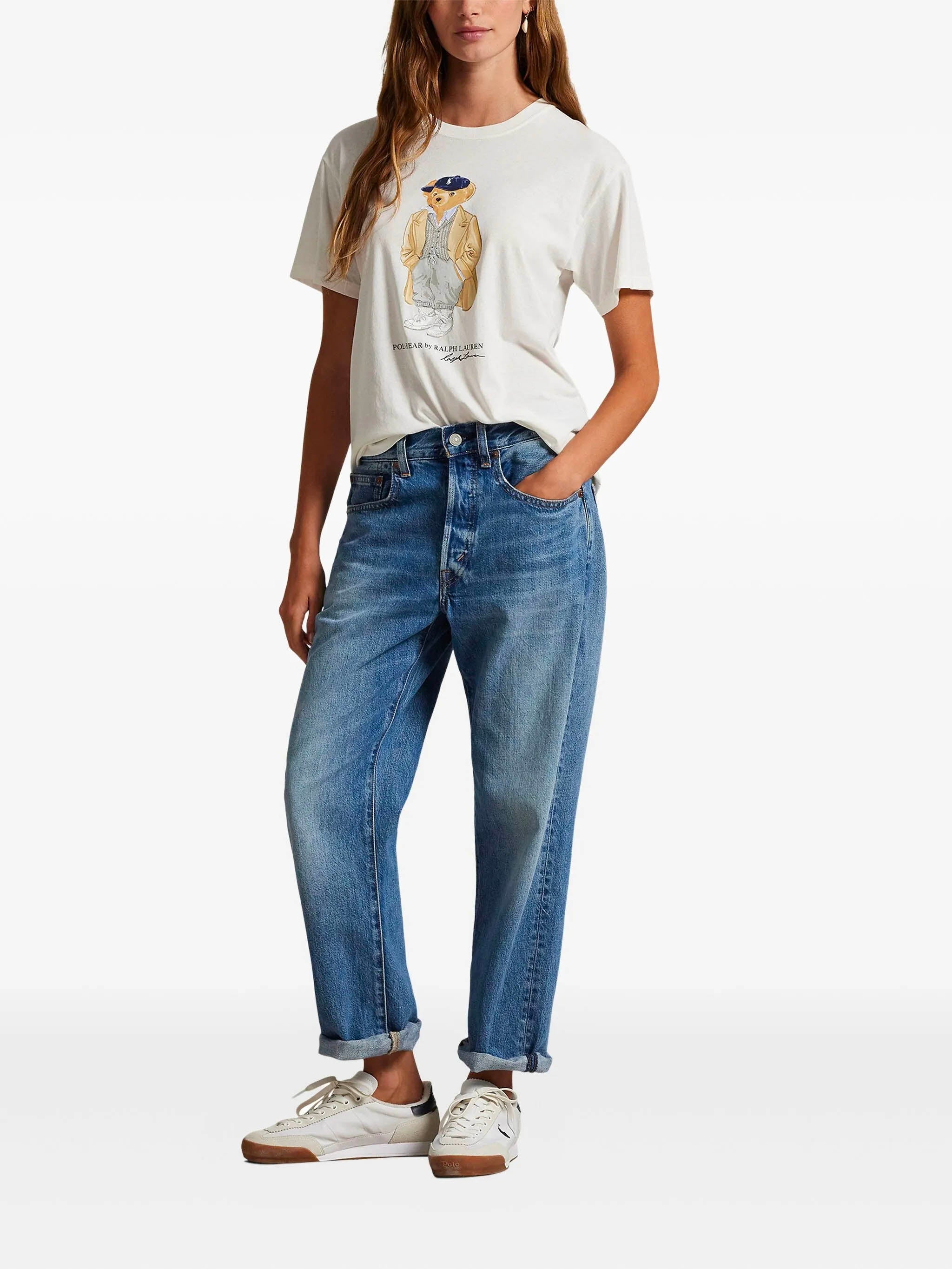 Polo Bear T-Shirt aus Baumwolljersey