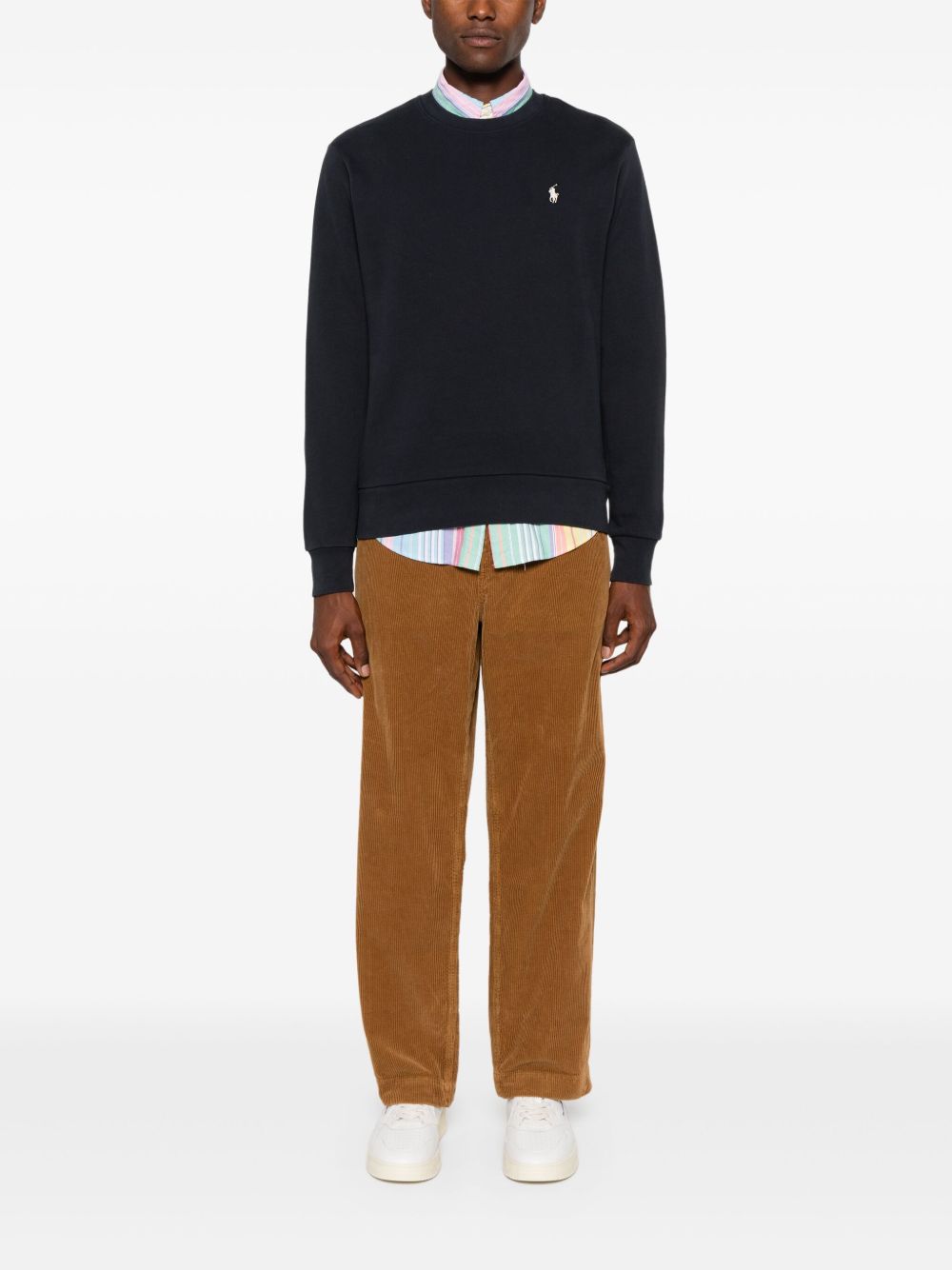 Sweatshirt aus Loopback-Fleece