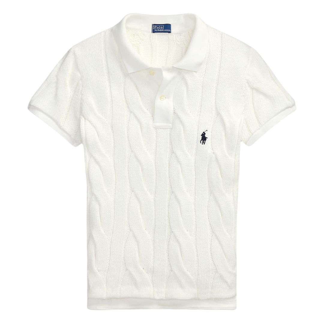 Polo Ralph Lauren POLO RALPH LAUREN Poloshirt aus Baumwolle mit Zopfmuster