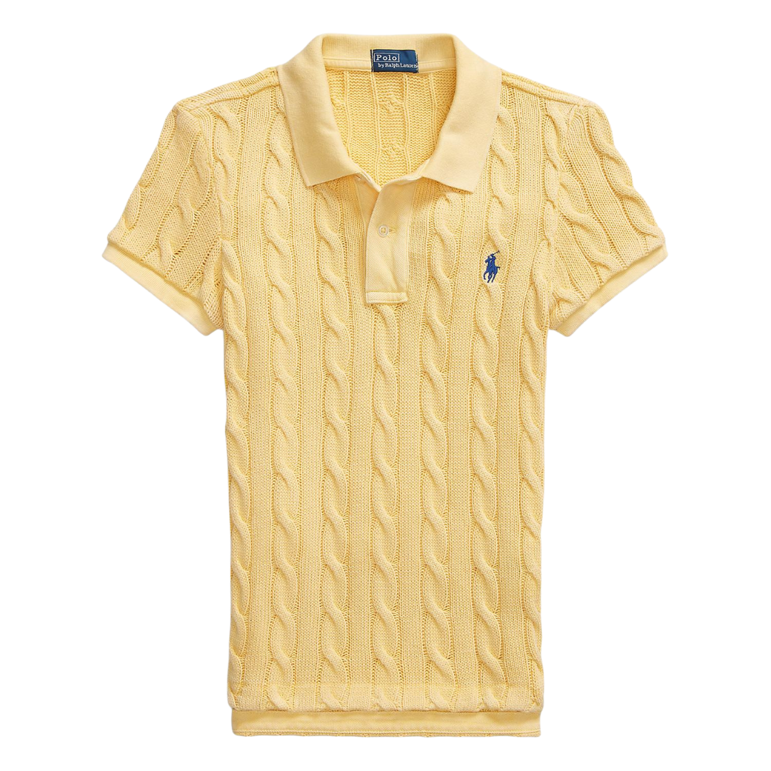 Polo Ralph Lauren – Poloshirt mit Zopfmuster