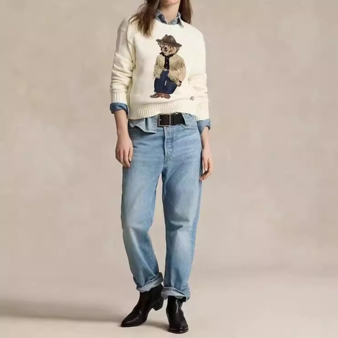 Ralph Lauren Bärenpullover Unisex