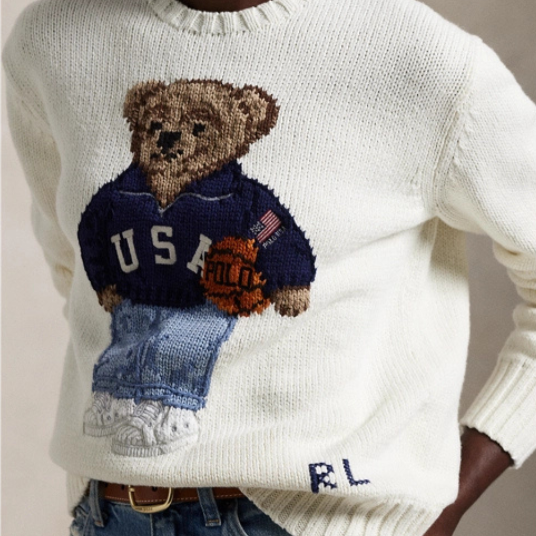 Ralph Lauren Bärenpullover Unisex