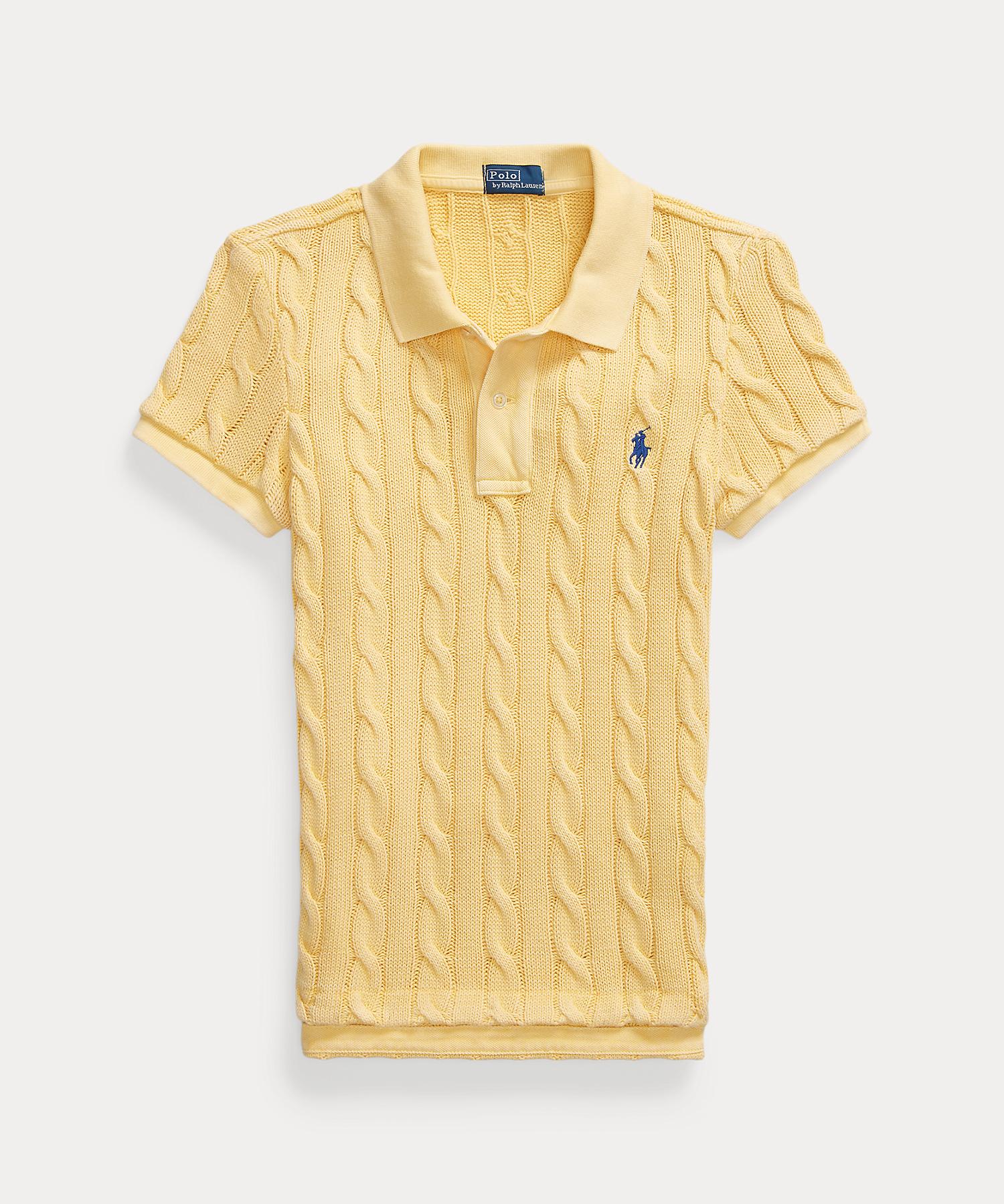 Polo Ralph Lauren – Poloshirt mit Zopfmuster