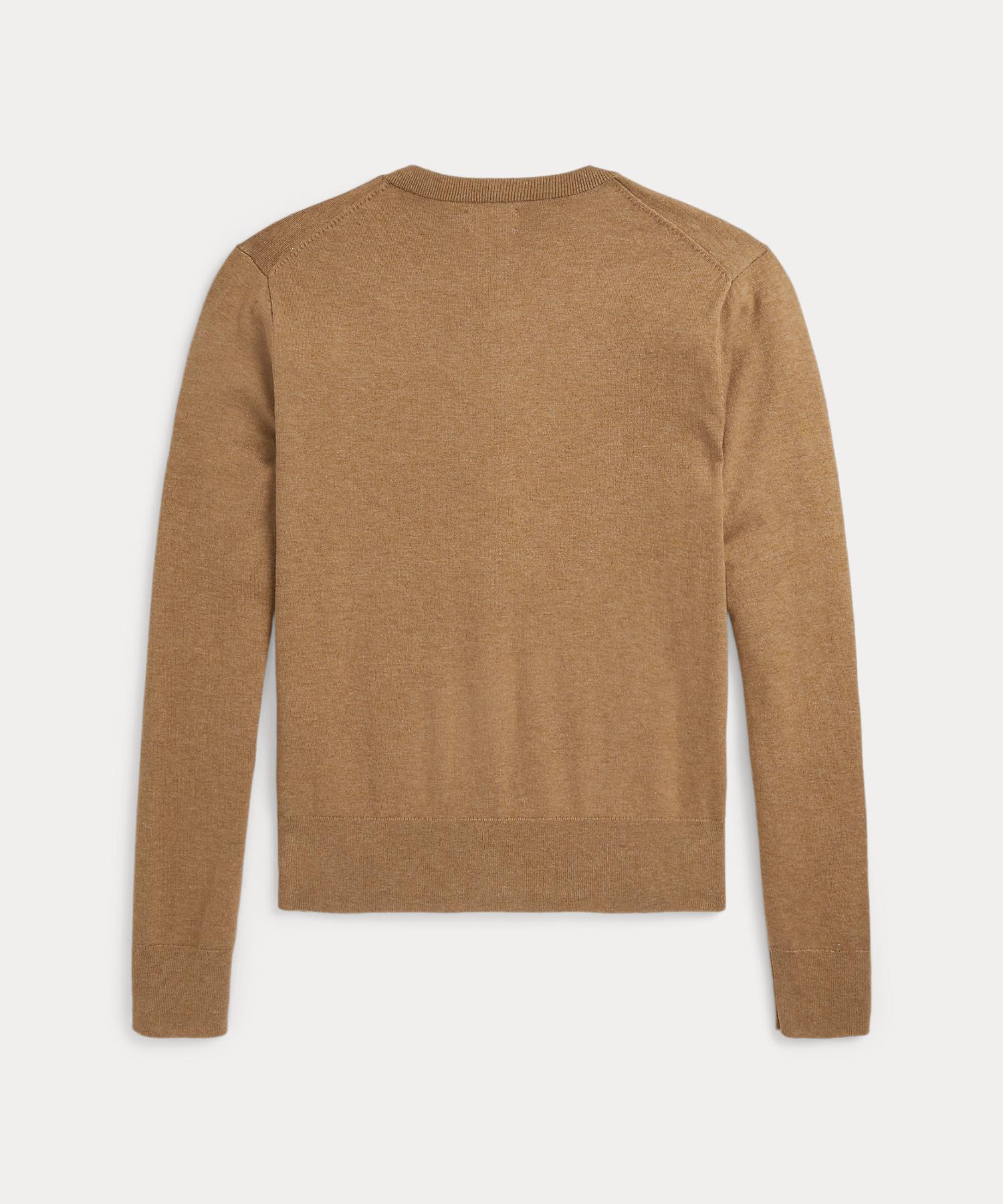 Polo Ralph Lauren POLO RALPH LAUREN Strickjacke aus Baumwolle mit Rundhalsausschnitt