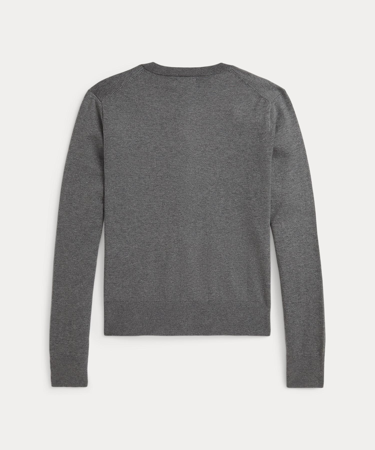 Polo Ralph Lauren POLO RALPH LAUREN Strickjacke aus Baumwolle mit Rundhalsausschnitt