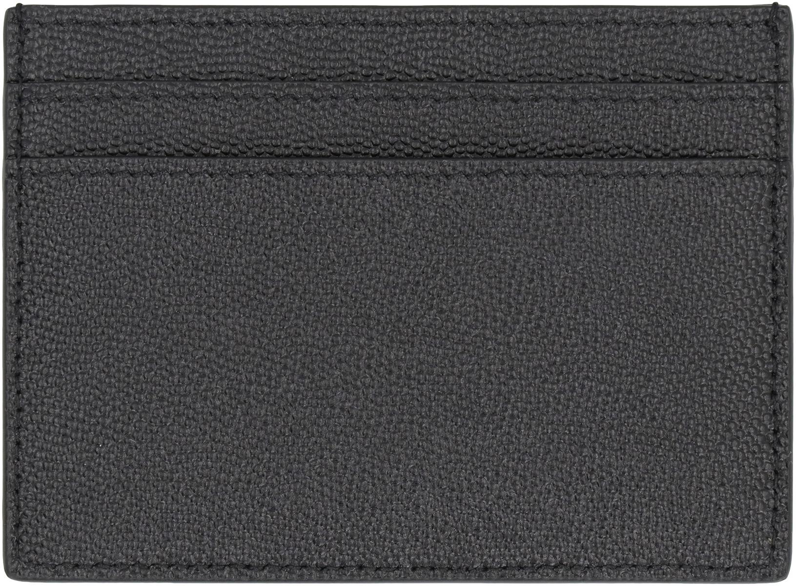 Saint Laurent Cassandre Kartenetui aus Leder mit Logodetail